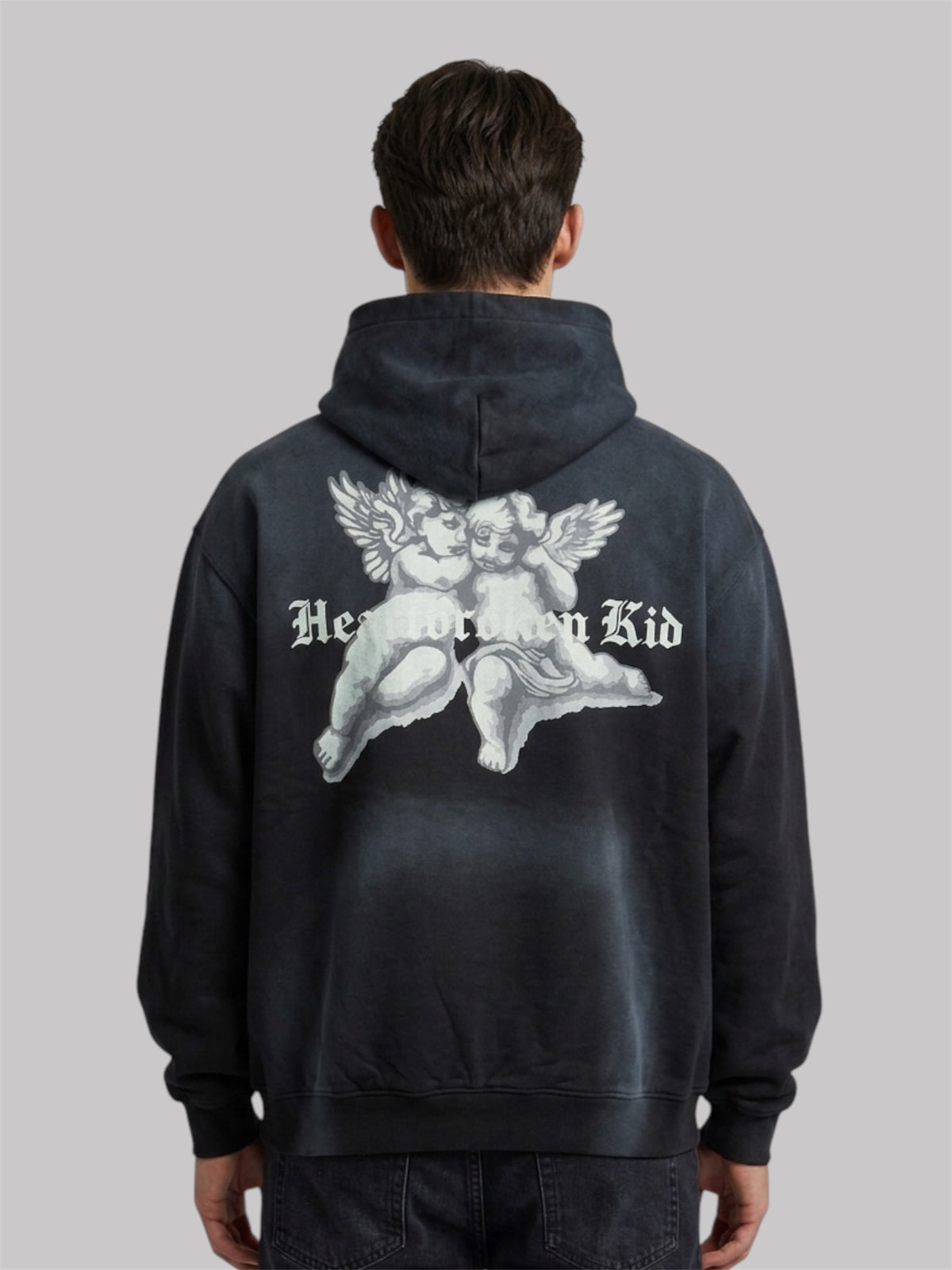 Crying cherubs hoodie black