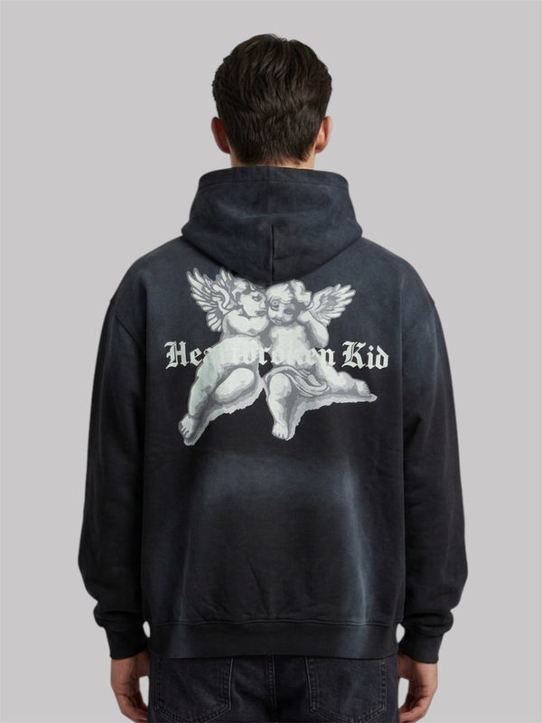 Crying cherubs hoodie black
