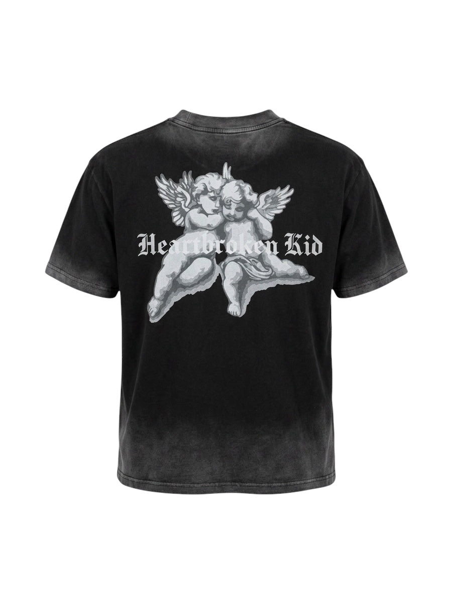 Crying cherubs shirt black