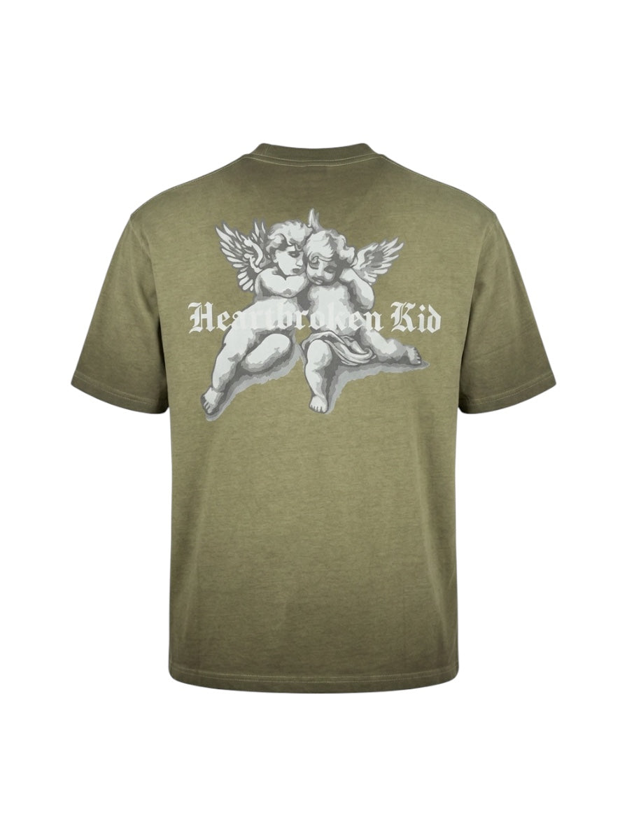 Crying cherubs shirt green
